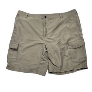 Magellan Men's Water Resistant Ripstop Shorts Tan 44